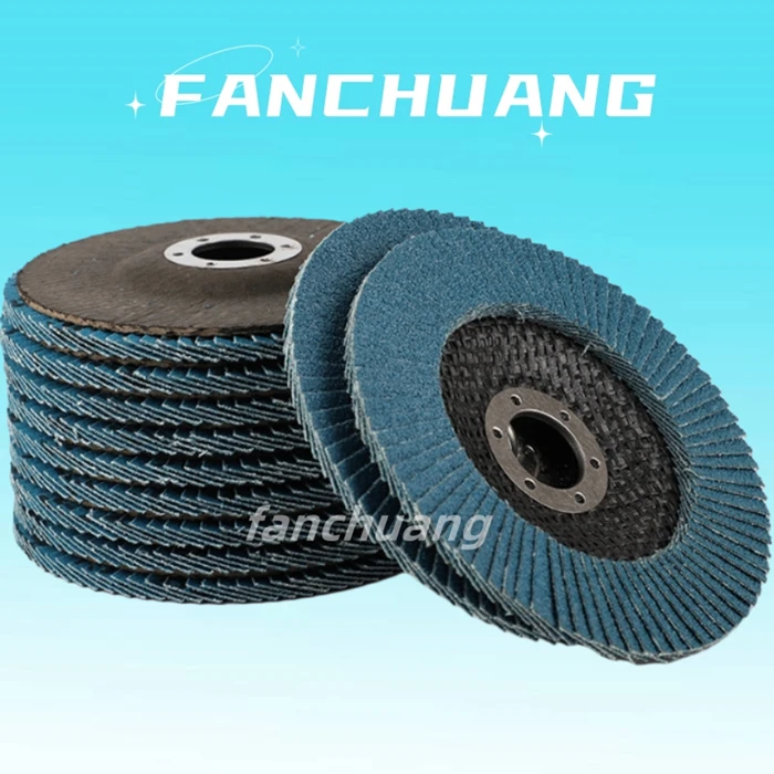4-1/2 Inch 115mm Blue Abrasive Flap Wheel Zirconia Alumina Flap Disc