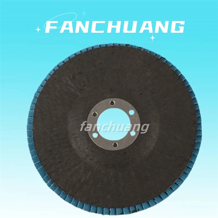 4-1/2 Inch 115mm Blue Abrasive Flap Wheel Zirconia Alumina Flap Disc