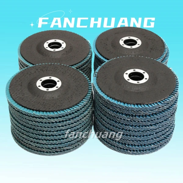 40-320 Grit Zirconia Abrasive Sanding Flap Disc Grinding Discs