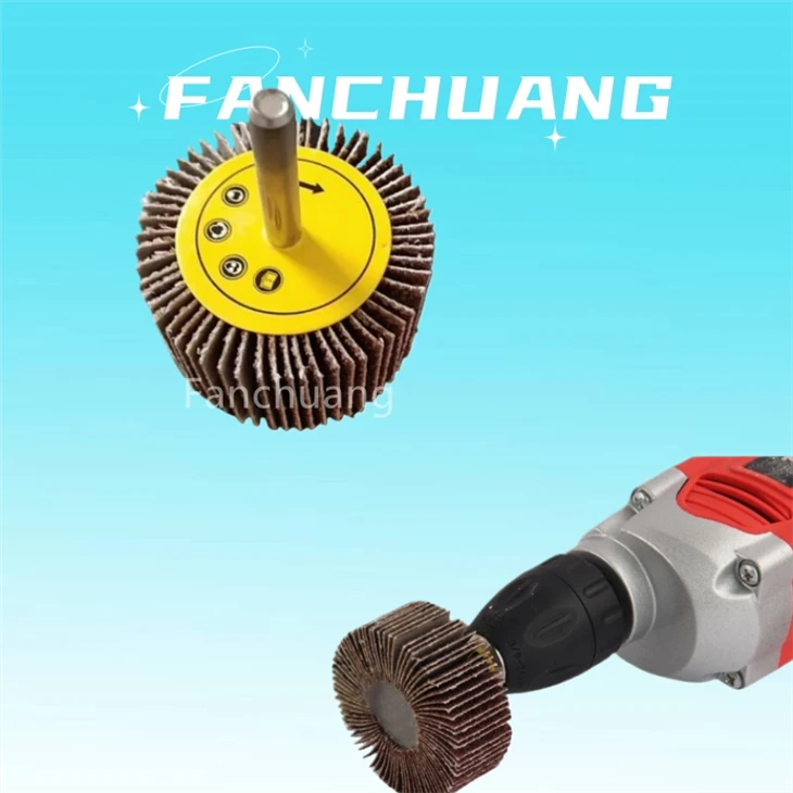 Abrasive Flap Wheel With Spindle 6mm