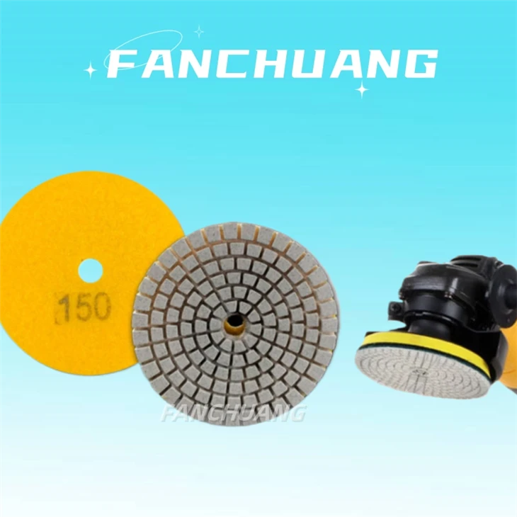 Resin Bond Stone Polishing Tools 3 Step Polishing Pads Marble Granite Quartz
