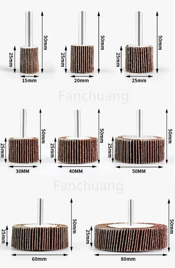 abrasive wheel with shank
