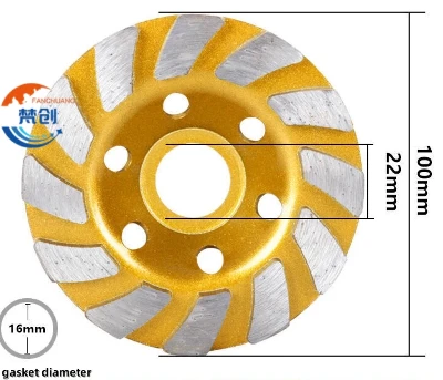 100mm diamond turbo wheel 100mm diamond turbo wheel