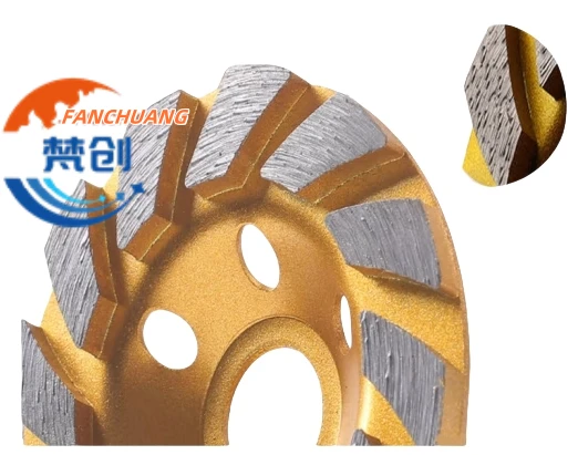 Ceramic Turbo Diamond Grinding Cup Wheel