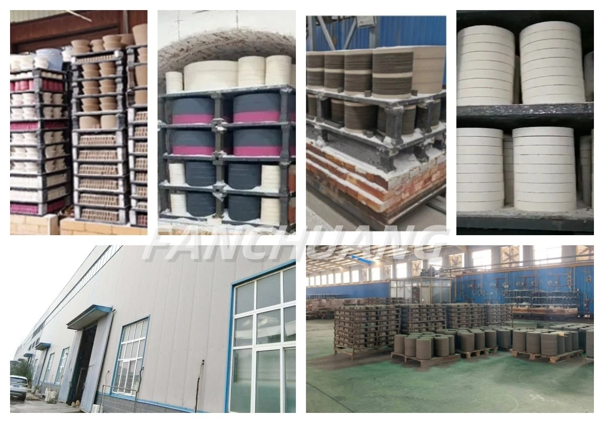 workshop picture of alumina wheel