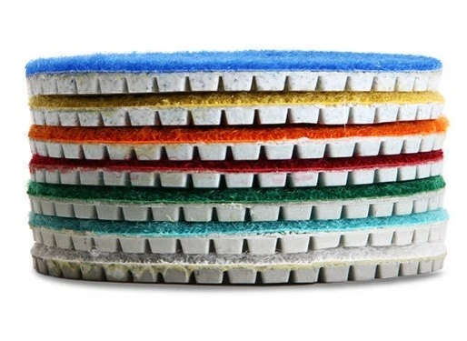 Resin Bond Stone Polishing Tools 3 Step Polishing Pads Marble Granite Quartz