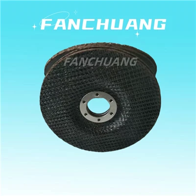 Almohadilla de respaldo de fibra de vidrio de 107 mm con anillo de acero