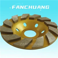 Rectificado de diamante turbo de hormigón de 4 pulgadas
