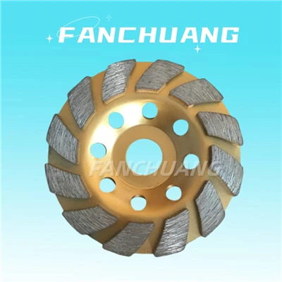 Muela de copa de diamante de 100-180 mm para piedra y hormigón