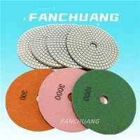 Almohadillas de pulido de resina de diamante flexibles y húmedas para granito