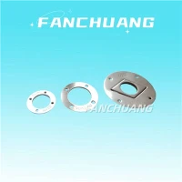 Anillo de metal chapado en zinc