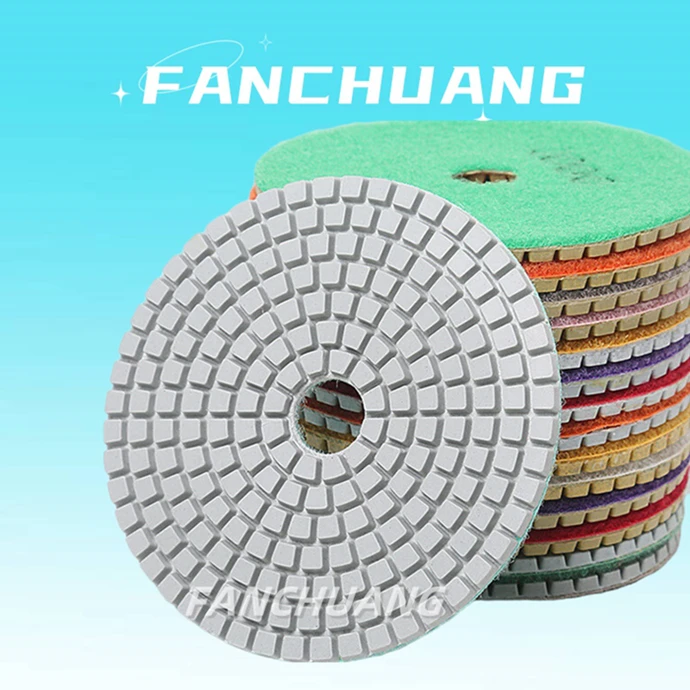Stone Abrasive Tools Circular Diamond Wet Polishing Granite Pads